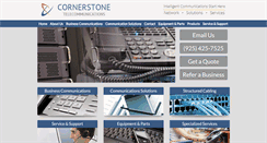 Desktop Screenshot of cornerstone-tel.com